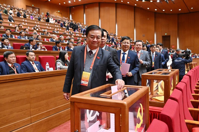 H&igrave;nh ảnh l&atilde;nh đạo Đảng, Nh&agrave; nước bỏ phiếu bầu Ban Chấp h&agrave;nh Trung ương Đảng kh&oacute;a XIV- Ảnh 15.