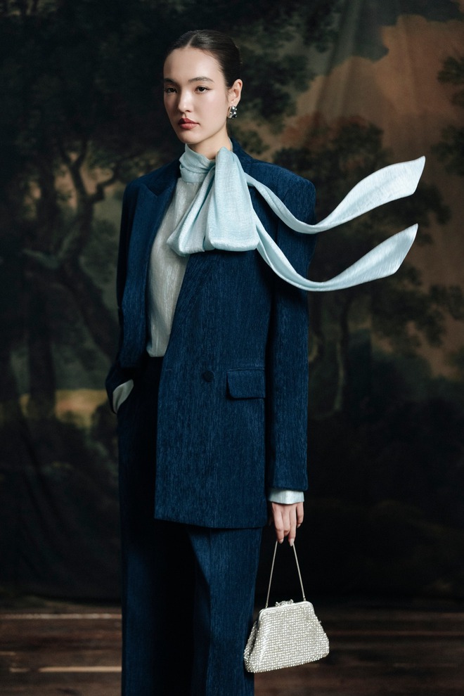 Làm mới phong cách hằng ngày cùng áo sơ mi cổ điển, sơ mi thắt nơ...- Ảnh 6.