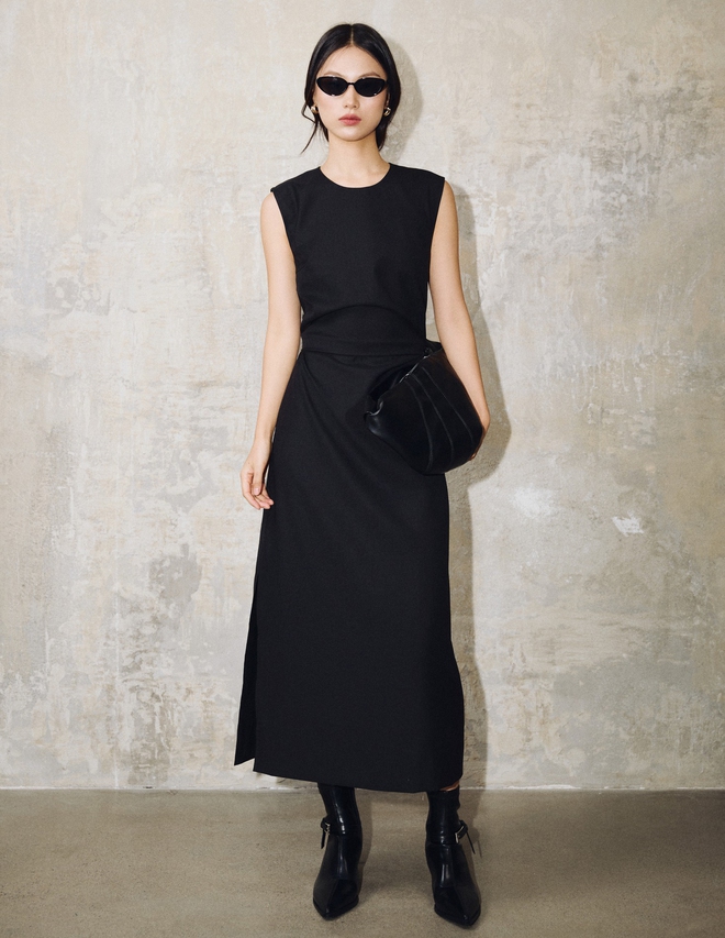 Phối áo khoác và váy dài - Ảnh 7.