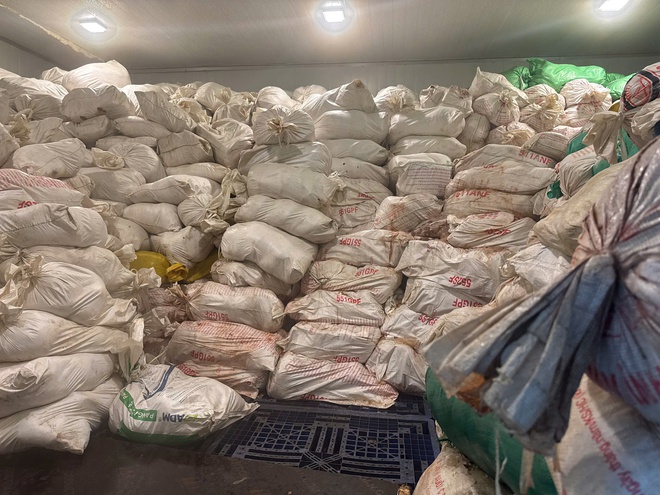 Công an Hà Nội thu hơn 60 tấn lòng lợn bẩn tại Công ty Dũng Phát- Ảnh 3. Công an Hà Nội thu hơn 60 tấn lòng lợn bẩn tại Công ty Dũng Phát- Ảnh 3.