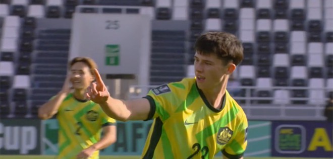 U.23 Th&aacute;i Lan vừa ghi b&agrave;n đ&atilde; d&iacute;nh thẻ đỏ, thua ngược đau đớn U.23 &Uacute;c- Ảnh 5.