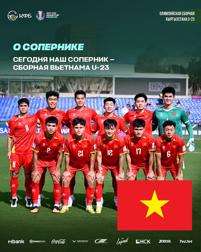 LĐBĐ Kyrgyzstan bất ngờ phân tích cực sâu U.23 Việt Nam, ca ngợi hết lời: Họ rất mạnh…- Ảnh 2. LĐBĐ Kyrgyzstan bất ngờ phân tích cực sâu U.23 Việt Nam, ca ngợi hết lời: Họ rất mạnh…- Ảnh 2.