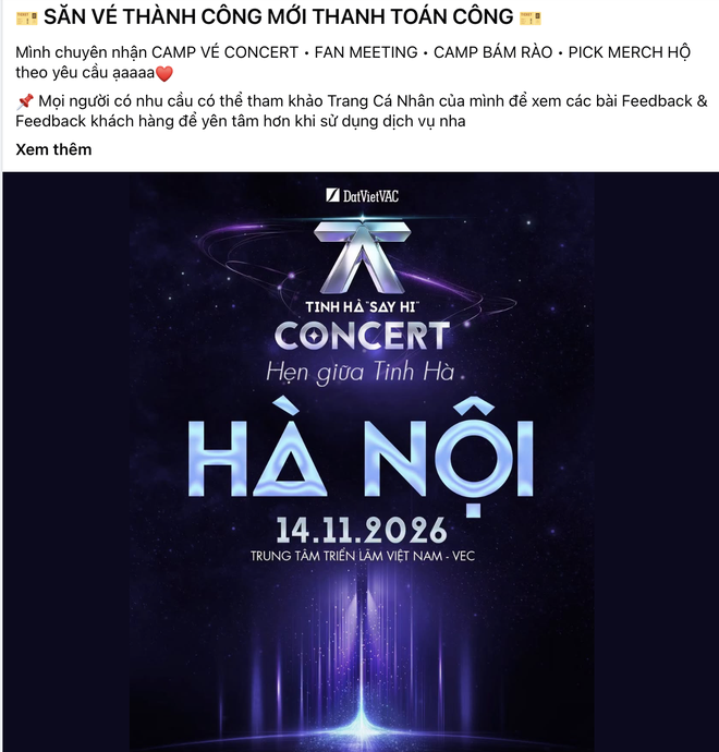 Camp vé concert: Những điều cần biết trước khi giao dịch- Ảnh 2.