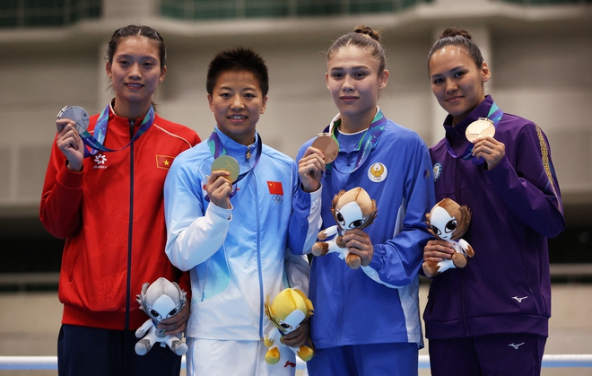 Bảng xếp hạng huy chương ASIAD ngày 2.10: Việt Nam chưa thể bứt phá, Trung Quốc có 162 HCV- Ảnh 1.