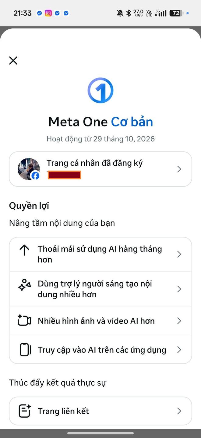 Meta One xuất hiện tại Việt Nam, t&iacute;ch hợp Facebook Plus v&agrave; nhiều c&ocirc;ng cụ AI - Ảnh 1.
