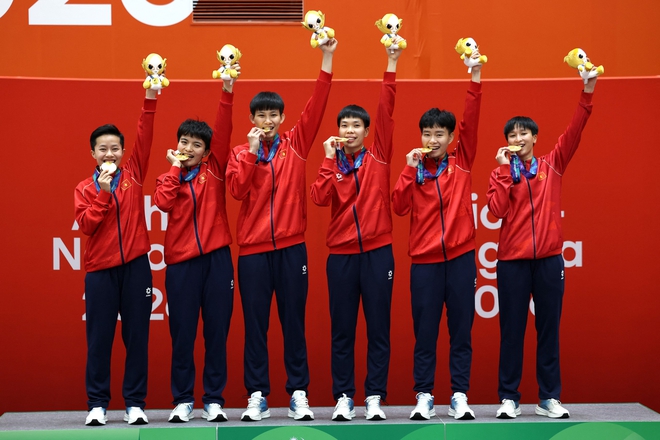 Bảng xếp hạng huy chương ASIAD ngày 3.10: Việt Nam tăng 2 bậc nhờ giành thêm 1 HCV, Thái Lan có kỷ lục- Ảnh 3.