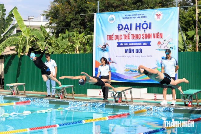 Sôi nổi tranh tài tại Đại hội thể dục thể thao Trường ĐH Nha Trang - Ảnh 5.