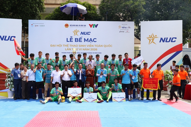 Trường Đại học TDTT TP.HCM thắng Đại học Huế, giành chức vô địch- Ảnh 2.