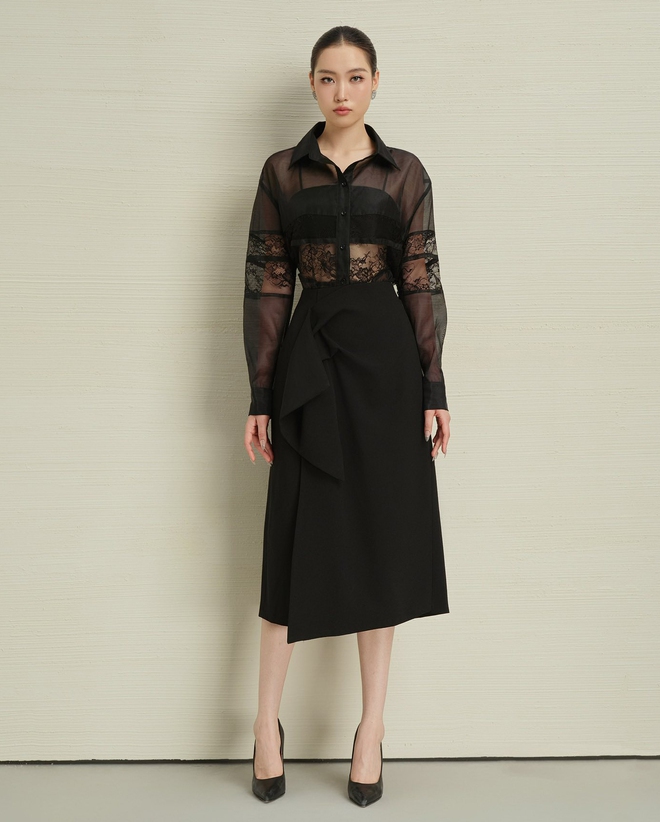 Chuẩn thanh lịch, tinh giản với sắc trắng đen kinh điển - Ảnh 4.