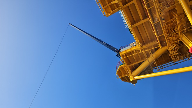 Trải nghiệm đu d&acirc;y l&ecirc;n nh&agrave; gi&agrave;n DK1 giữa biển khơi đầy phấn kh&iacute;ch năm 2026 - Ảnh 6.