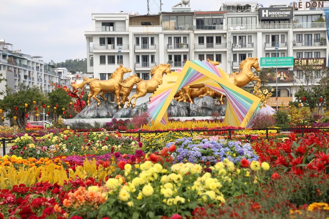 Rực rỡ ‘điểm hẹn du xuân’ bên vịnh Hạ Long- Ảnh 5. Rực rỡ ‘điểm hẹn du xuân’ bên vịnh Hạ Long- Ảnh 5.