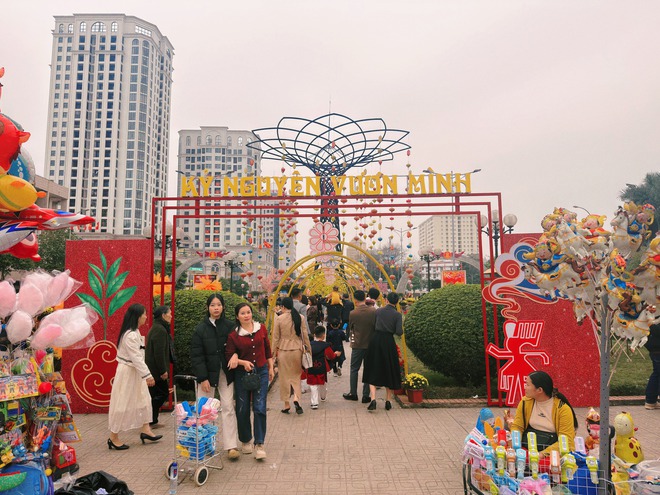 H&agrave;ng ngh&igrave;n người đổ về du xu&acirc;n ở đường hoa xứ Tr&agrave; Th&aacute;i Nguy&ecirc;n- Ảnh 3.