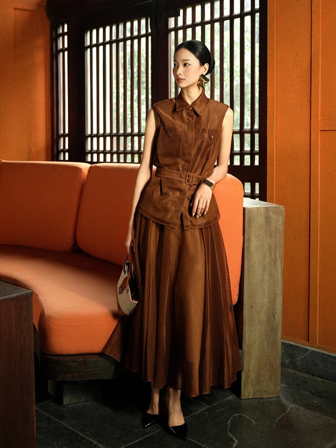 Diện mạo mùa xuân tươi sáng từ chân váy dáng dài- Ảnh 8. Diện mạo mùa xuân tươi sáng từ chân váy dáng dài- Ảnh 8.