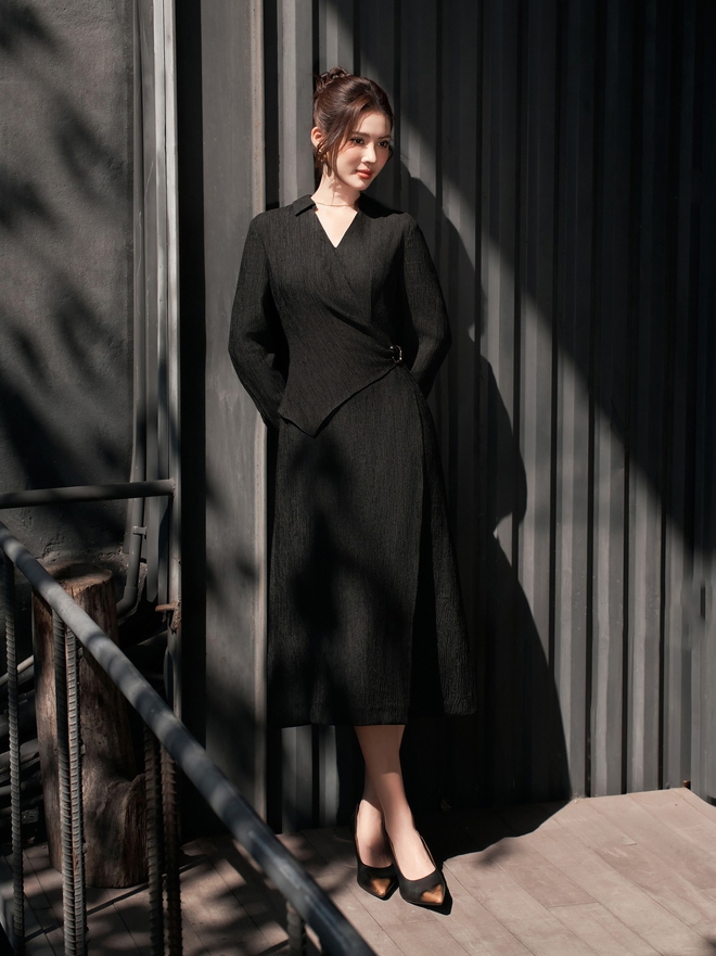 Váy chiết eo tạo nên vòng 2 thon gọn và quyến rũ- Ảnh 7.