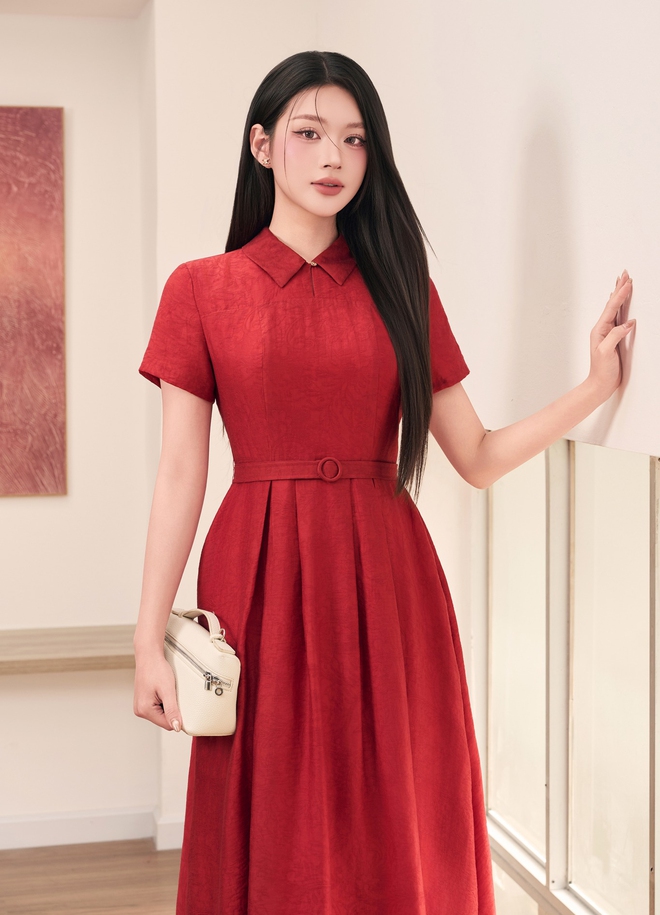 Váy chiết eo tạo nên vòng 2 thon gọn và quyến rũ- Ảnh 6.