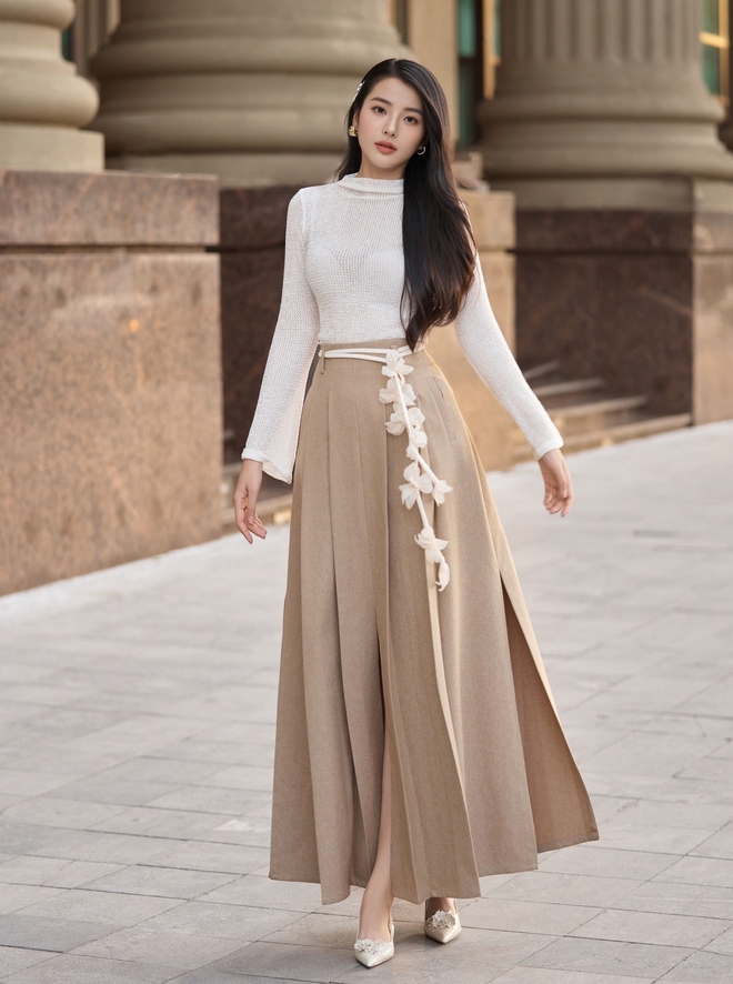 Đầu năm, nàng ưu ái diện chân váy xếp ly mọi lúc- Ảnh 6. Đầu năm, nàng ưu ái diện chân váy xếp ly mọi lúc- Ảnh 6.