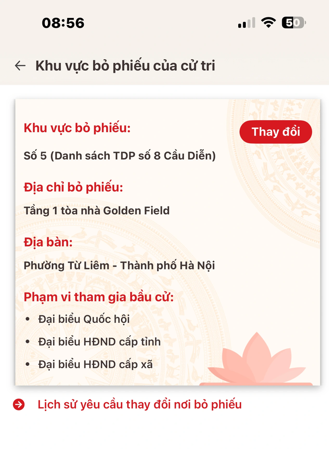 Muốn biết m&igrave;nh sẽ bỏ phiếu bầu cử ở đ&acirc;u, chỉ cần mở VNeID l&agrave; c&oacute;- Ảnh 2.