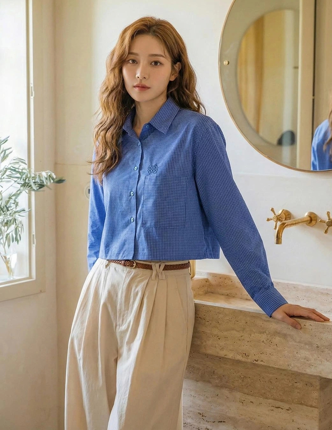Mặc sơ mi suốt tuần vẫn đẹp nhờ công thức phối đồ thanh lịch- Ảnh 4.