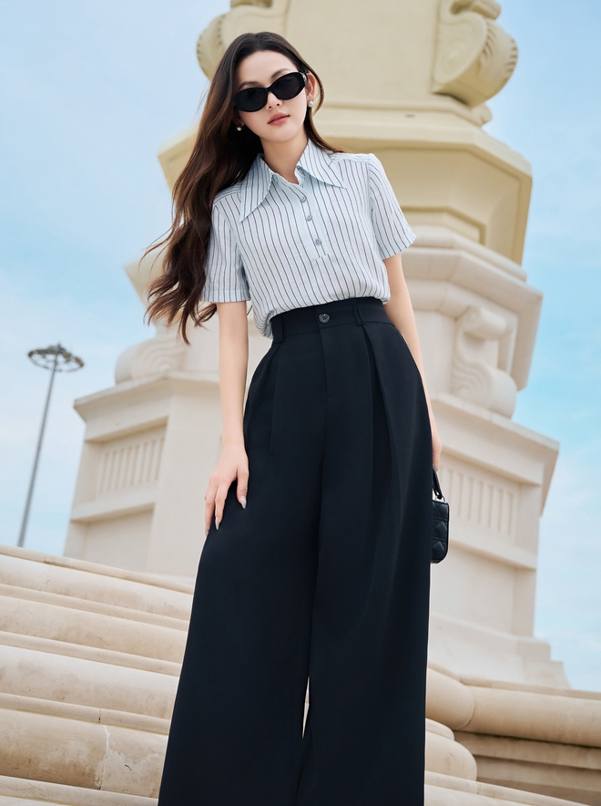 Lắng nghe giai điệu dịu dàng ngày nắng với áo ngắn tay- Ảnh 8.