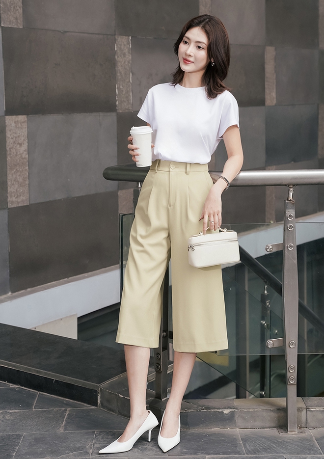 Quần shorts, chân váy ngắn, áo crop top mát mẻ phủ sóng tủ đồ công sở- Ảnh 10.