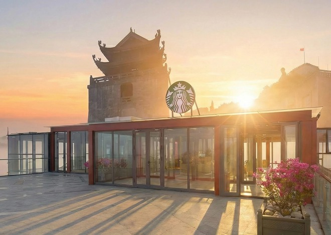 B&ecirc;n trong qu&aacute;n c&agrave; ph&ecirc; Starbucks cao nhất ch&acirc;u &Aacute; tại Việt Nam - Ảnh 2.