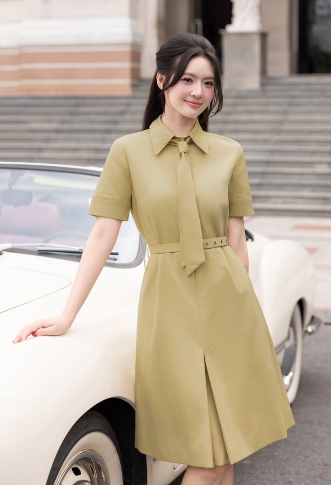 Đơn giản mà đẹp, sang với váy sơ mi họa tiết - Ảnh 8.