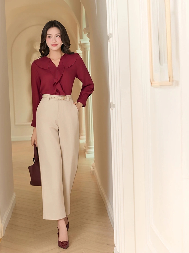 Quần culottes dễ mặc khó lỗi, 'hack' dáng dẫn đầu xu hướng 2026- Ảnh 5. Quần culottes dễ mặc khó lỗi, 'hack' dáng dẫn đầu xu hướng 2026- Ảnh 5.
