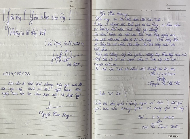 X&uacute;c động những d&ograve;ng lưu b&uacute;t nhớ nhạc sĩ Trịnh C&ocirc;ng Sơn nơi G&aacute;c Trịnh- Ảnh 11.
