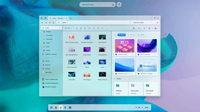 Cho&aacute;ng ngợp trước bản concept Windows 12 đẹp lộng lẫy - Ảnh 3.