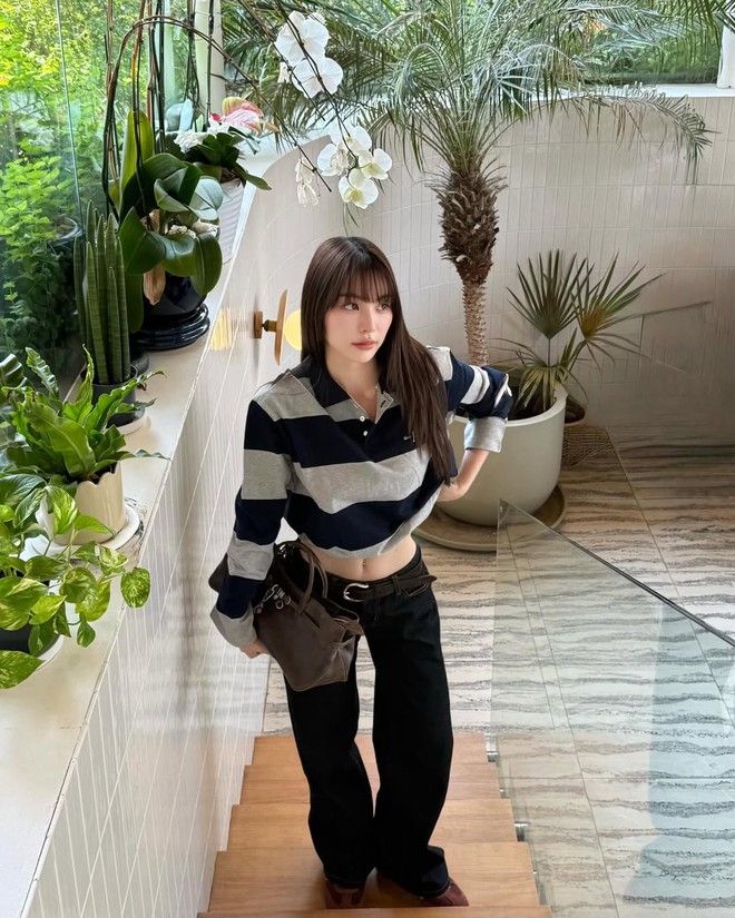 Nàng thêm tự tin khi diện áo kẻ sọc ngang trong ngày nắng - Ảnh 4.