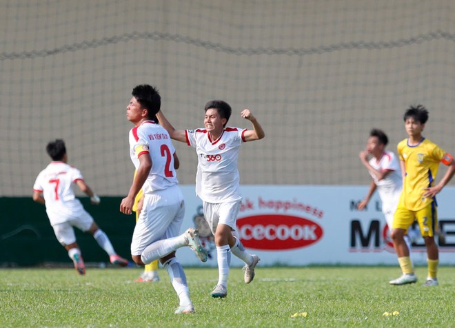 U.15 H&agrave; Nội I giải m&atilde; hiện tượng, v&agrave;o chung kết 'trong mơ' đấu Thể C&ocirc;ng Viettel- Ảnh 2.