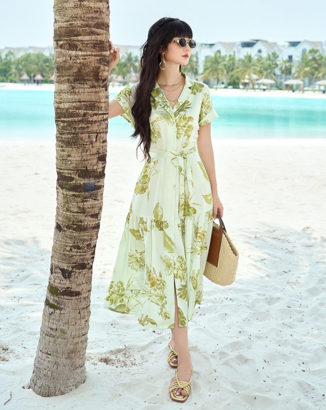 Váy họa tiết đẹp cho mùa hè 2026: Thời trang Rạng rỡ dưới nắng - Ảnh 7.
