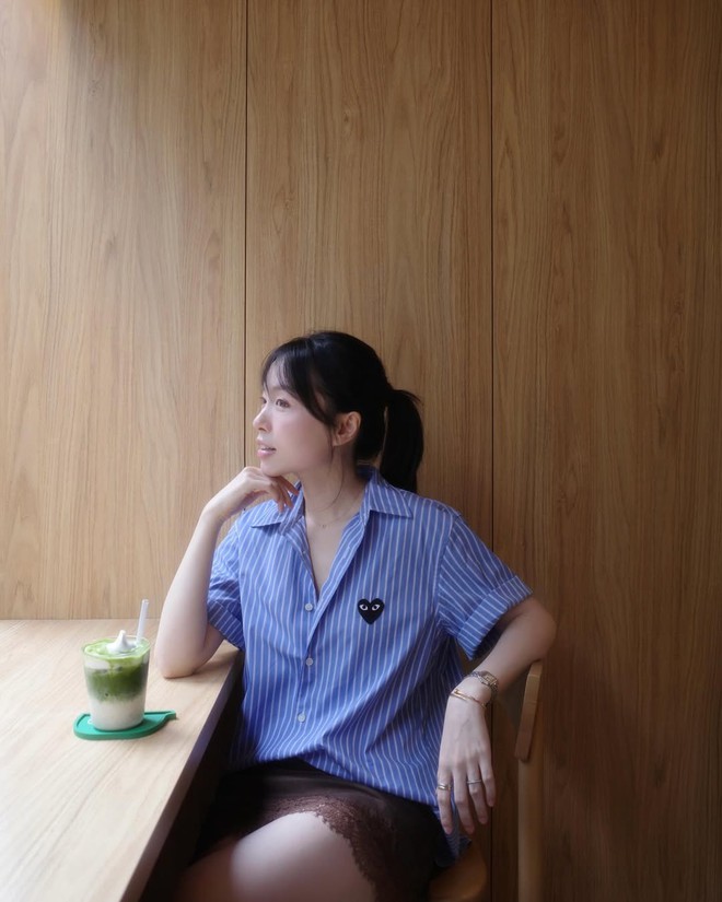 Nàng tự tin hơn khi chọn áo sơ mi kẻ sọc cho trang phục thường ngày- Ảnh 8.