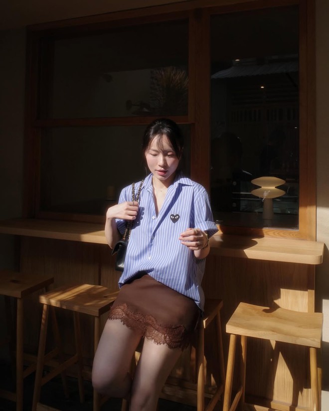 Nàng tự tin hơn khi chọn áo sơ mi kẻ sọc cho trang phục thường ngày- Ảnh 7.