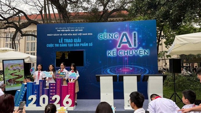 Ng&agrave;y s&aacute;ch h&uacute;t trẻ em, văn h&oacute;a đọc l&ecirc;n ng&ocirc;i số- Ảnh 11.