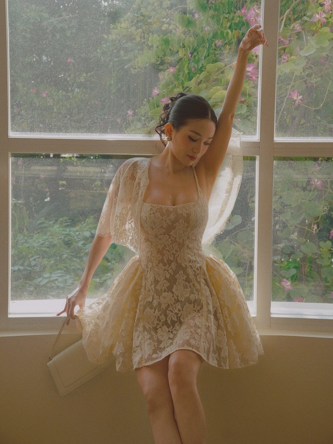 Váy ren và vẻ đẹp ‘nàng thơ’ đang chiếm sóng mùa hè - Ảnh 9.