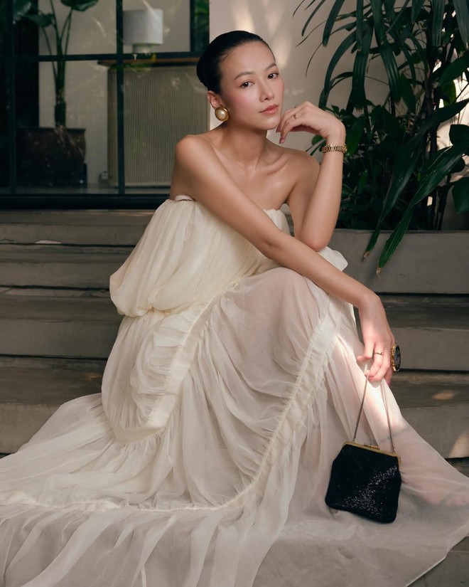 Diện váy maxi sao cho không ‘nuốt dáng’ mà vẫn tôn chiều cao - Ảnh 3.