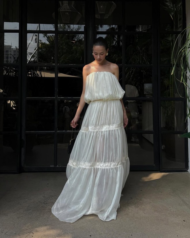 Diện váy maxi sao cho không ‘nuốt dáng’ mà vẫn tôn chiều cao - Ảnh 4.