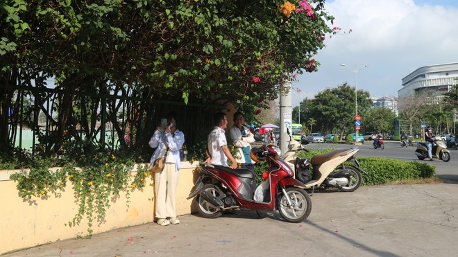 Chở con đi thi đánh giá năng lực từ tờ mờ sáng - Ảnh 13.