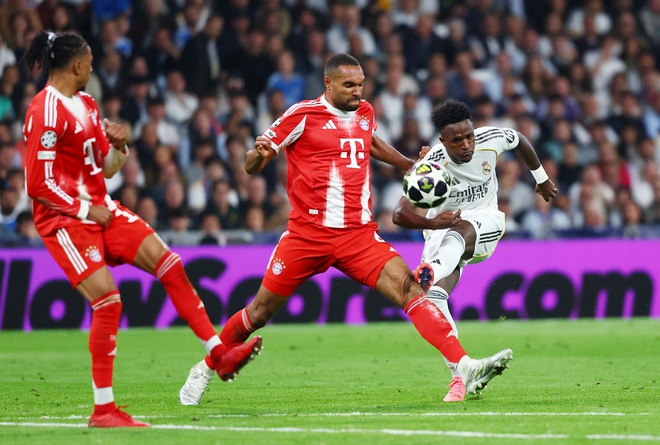 Bayern Munich hạ đẹp Real Madrid nhờ khoảnh khắc 'thảm họa' của Vinicius, Arsenal thắng phút 90+1- Ảnh 2. Bayern Munich hạ đẹp Real Madrid nhờ khoảnh khắc 'thảm họa' của Vinicius, Arsenal thắng phút 90+1- Ảnh 2.