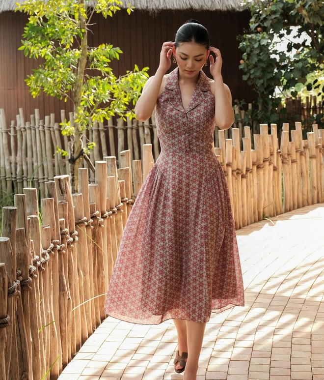 Kiểu váy họa tiết ấn tượng nhất mùa - Ảnh 6.