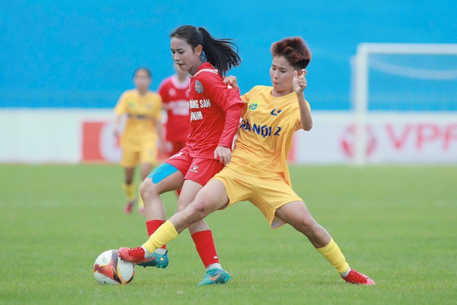 Thắng lu&acirc;n lưu Than KSVN, CLB H&agrave; Nội II c&aacute;n đ&iacute;ch hạng 5 C&uacute;p quốc gia nữ 2026- Ảnh 2.