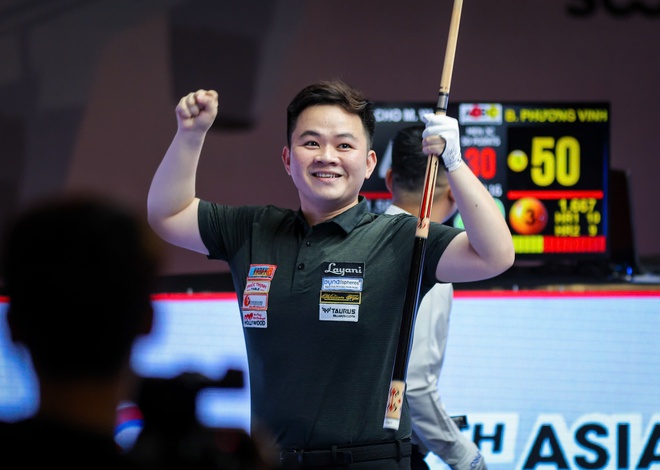 Billiards: Bao Phương Vinh ngược d&ograve;ng kh&ocirc;ng tưởng thắng số 1 thế giới, Trần Quyết Chiến dừng bước- Ảnh 2.