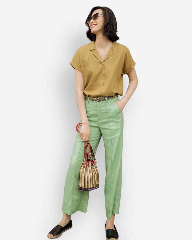 Những cách phối đồ sang xịn với trang phục linen cho nàng công sở- Ảnh 6. Những cách phối đồ sang xịn với trang phục linen cho nàng công sở- Ảnh 6.