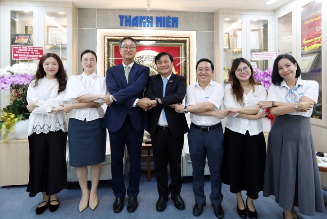 Tổng l&atilde;nh sự H&agrave;n Quốc thăm B&aacute;o Thanh Ni&ecirc;n, gợi mở nhiều dư địa hợp t&aacute;c- Ảnh 3.