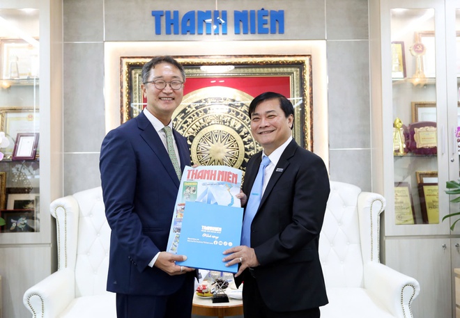 Tổng l&atilde;nh sự H&agrave;n Quốc thăm B&aacute;o Thanh Ni&ecirc;n, gợi mở nhiều dư địa hợp t&aacute;c- Ảnh 7.