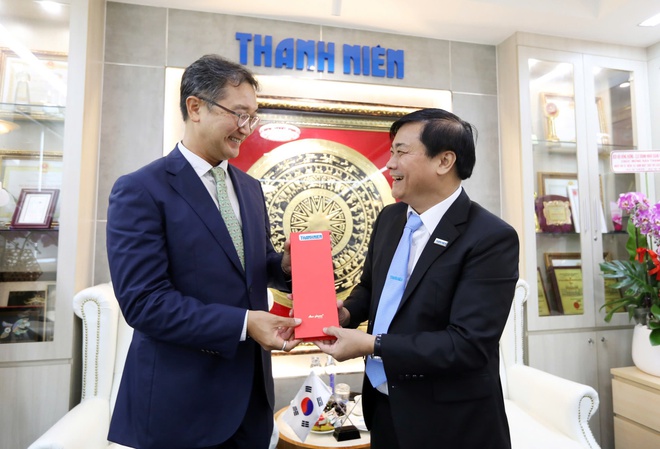 Tổng l&atilde;nh sự H&agrave;n Quốc thăm B&aacute;o Thanh Ni&ecirc;n, gợi mở nhiều dư địa hợp t&aacute;c- Ảnh 6.