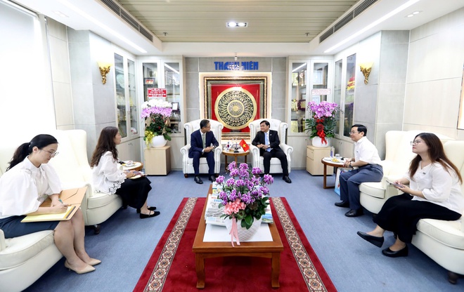 Tổng l&atilde;nh sự H&agrave;n Quốc thăm B&aacute;o Thanh Ni&ecirc;n, gợi mở nhiều dư địa hợp t&aacute;c- Ảnh 2.