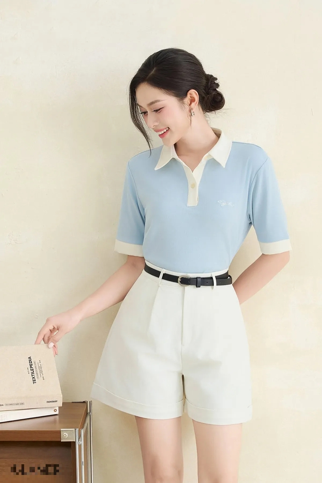 Từ quần shorts trắng đến denim, dấu ấn c&aacute; t&iacute;nh cho ng&agrave;y nắng- Ảnh 5.