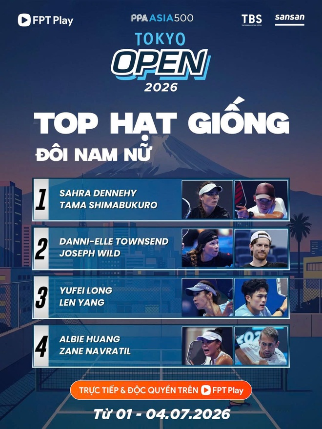 Sophia Huỳnh Trần trở th&agrave;nh niềm hy vọng duy nhất của pickleball Việt Nam tại Tokyo Open- Ảnh 5.
